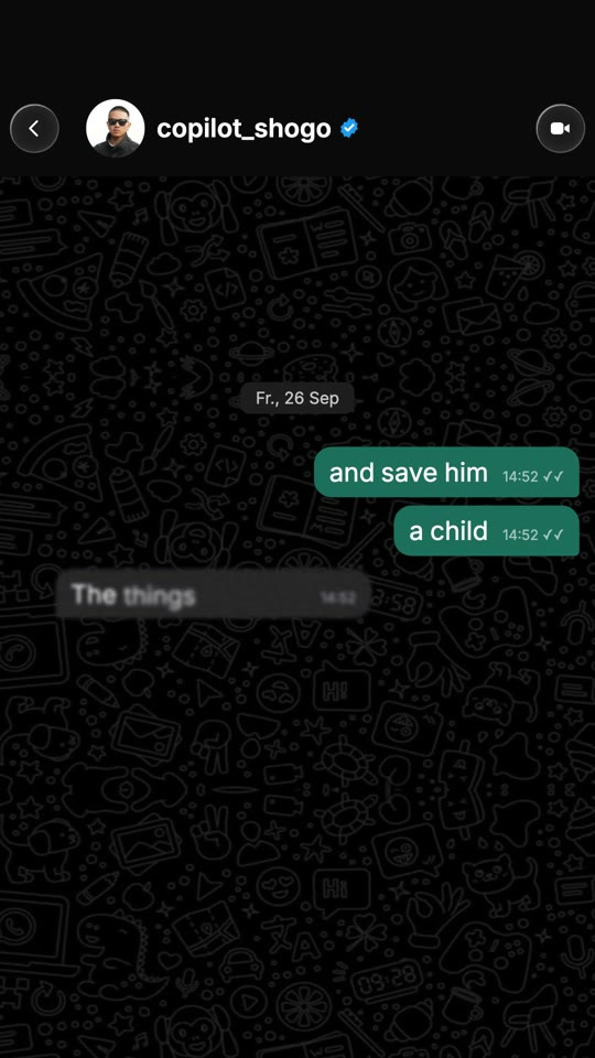 WhatsApp chat