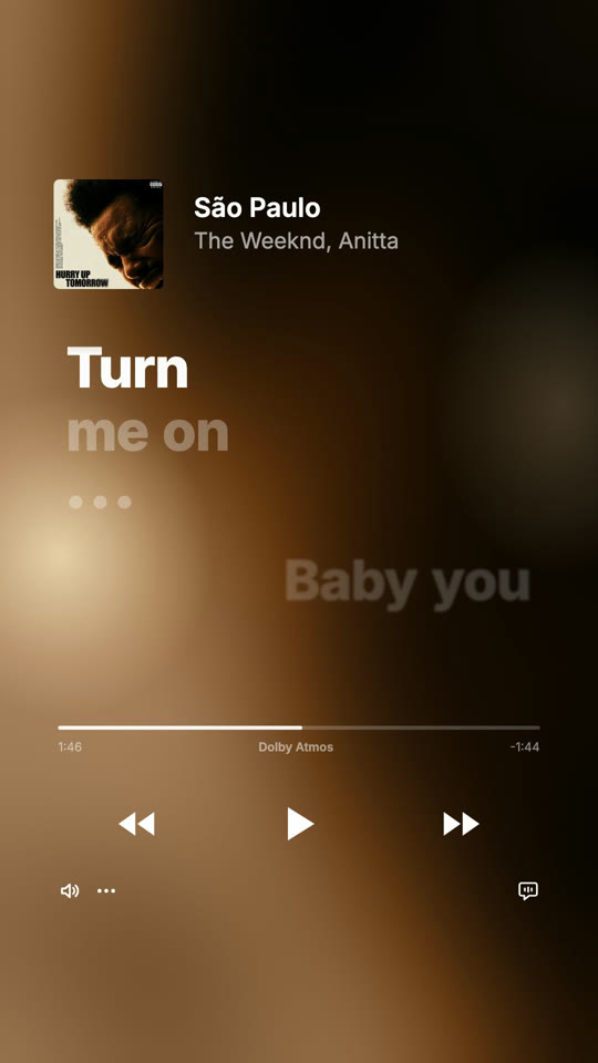 Lyrics view