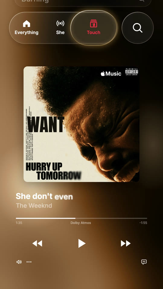 Apple Music player